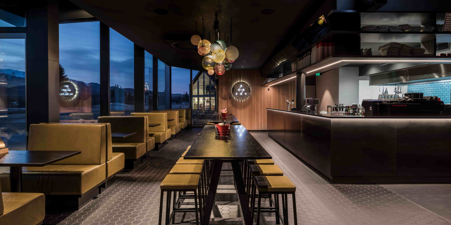 Interior of Dark Sky Diner